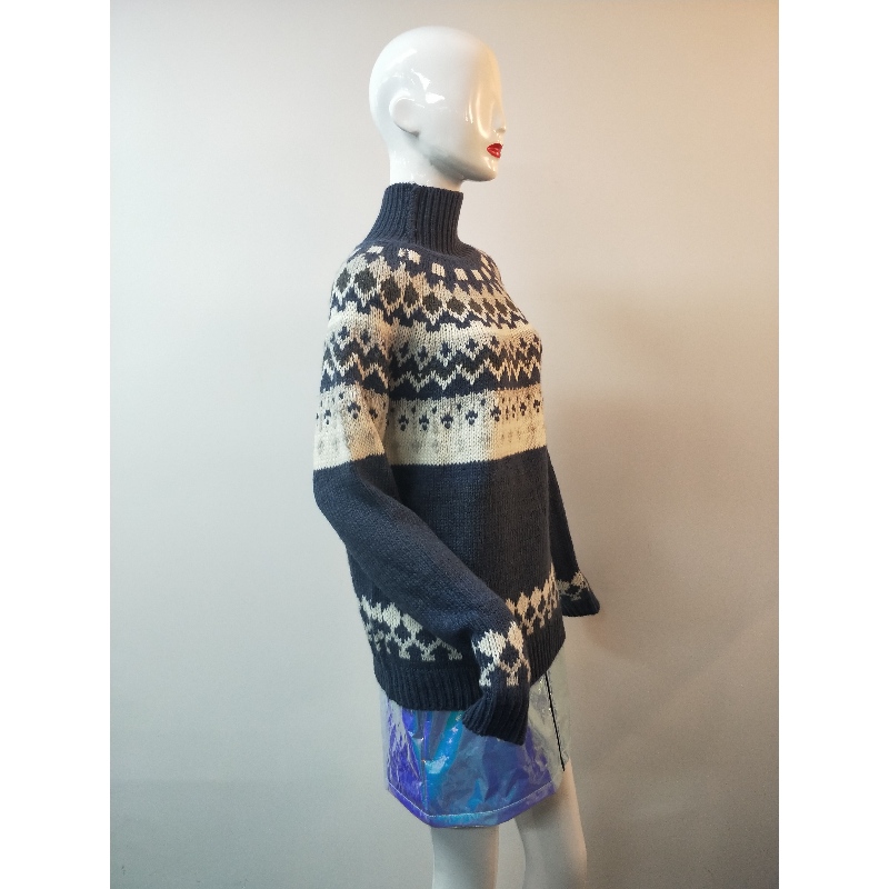 JUMPER BLU ABIGAIL FAIRISLE RLWS0014F