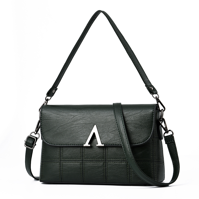 HD0823 - Borsa a tracolla singola in vera pelle per donna di fascia alta personalizzata