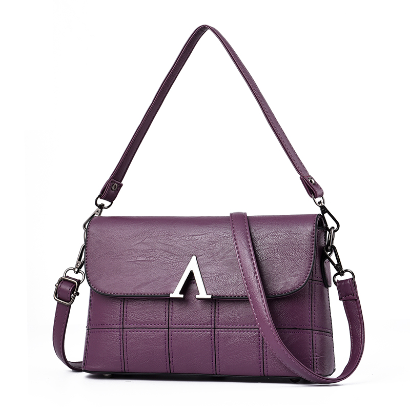 HD0823 - Borsa a tracolla singola in vera pelle per donna di fascia alta personalizzata