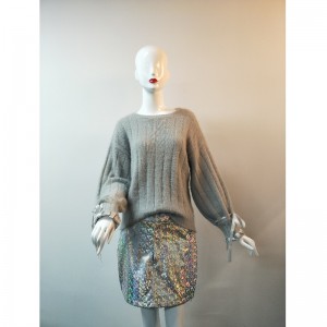 MAGLIONE GRIGIO CREW RLWS0026F