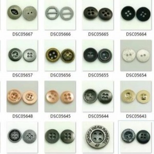 Bottoni per camicia da cucire a quattro fori in resina da 10 mm a 19 mm per indumenti 2