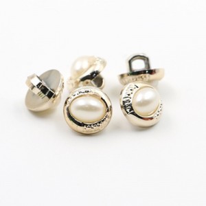 Bottone di perle fai-da-te da 11 mm per camicia in chiffon 11