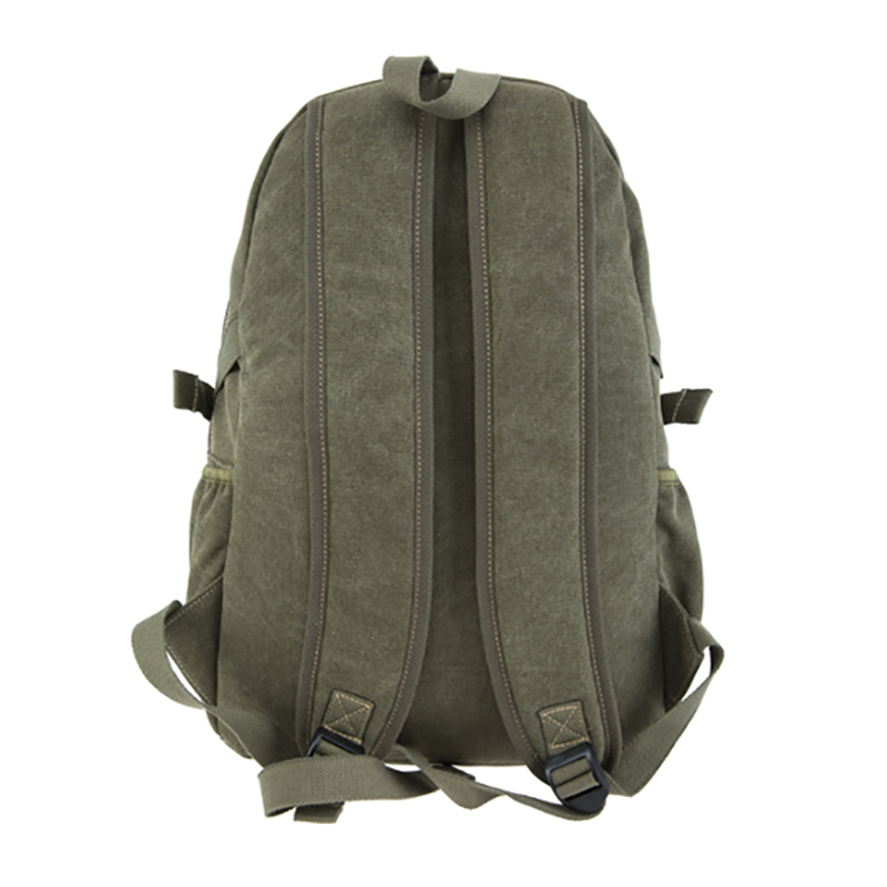 18SC-6805D Nuovo design Esercito verde stile preppy zaino da viaggio zaino multifunzionale borsa di tela studente