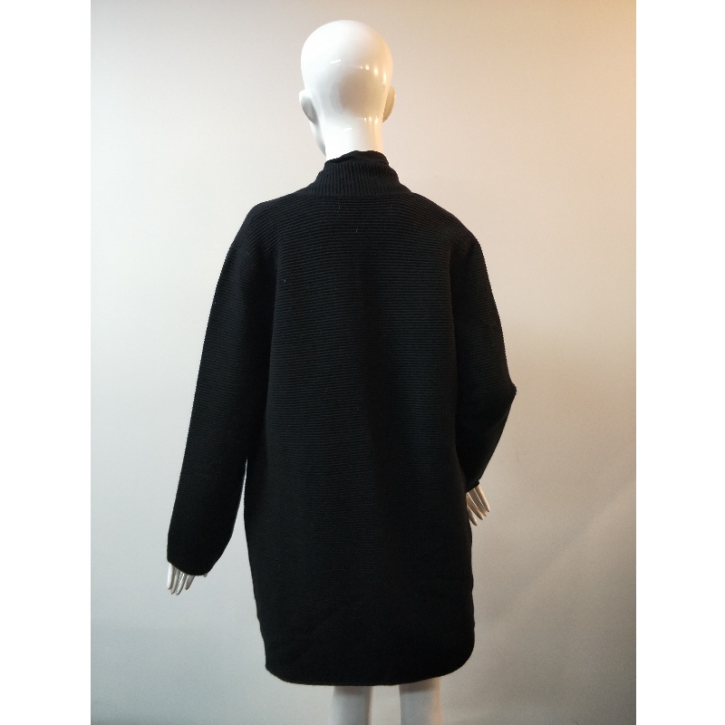 CARDIGAN NERO COLLEZIONE PURE RLWS0028F