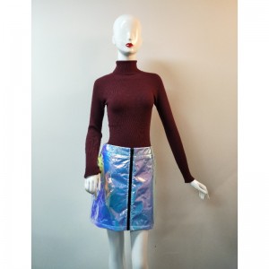 MAGLIONE ROSSO COLLO ALTO RLWS0062F