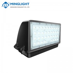 DLC ETL elencato Dusk-to-Dawn IP65 full cut wall pack led light