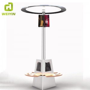 Smart Solar Powered Advertising Bench con illuminazione a LED Caricabatterie USB per esterni