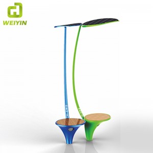 Smart Solar Energy Street Lighting Panca per illuminazione esterna per telefoni cellulari