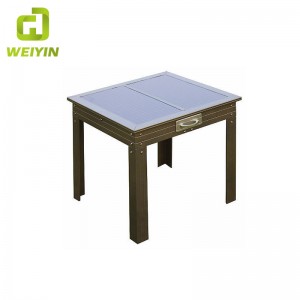 Smart Solar Powered Phone ricarica tavolo in ferro per uso esterno