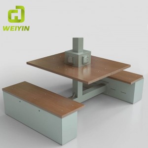 Stazione caricantesi astuta di USB del chiosco di carico del telefono cellulare ad energia solare per i giardini ed i parchi