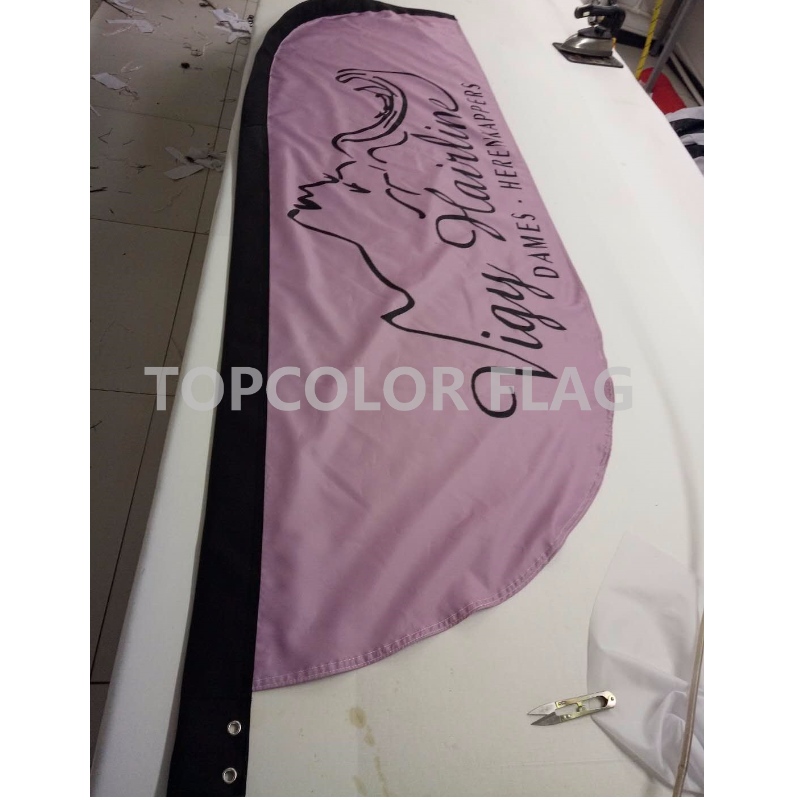 Bandiere piuma piuma promozionali personalizzate