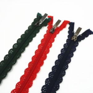 Cerniera in nylon di pizzo delicata e alla moda 6