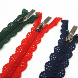 Cerniera in nylon di pizzo delicata e alla moda 6