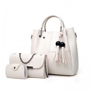 HD0827--3 PC per set Borsa da donna in pelle PU Borsa in pelle PU Borsa in pelle portatile