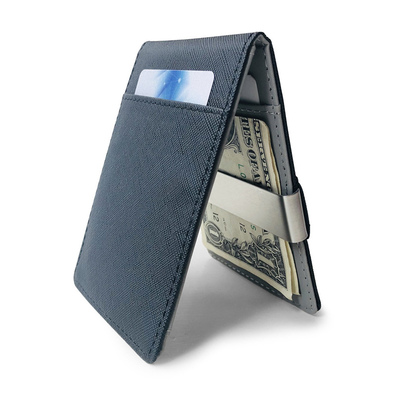 HD0827 - Pacchetto di carte di credito per uomo personalizzabile all'ingrosso con clip