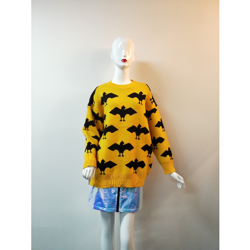 MAGLIONE DONNA GIALLO PEINT RLWS0124F