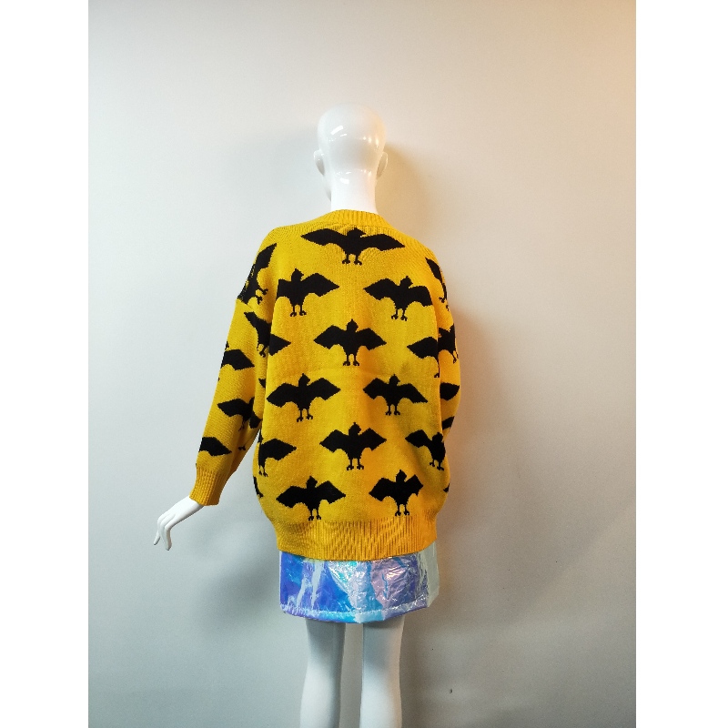 MAGLIONE DONNA GIALLO PEINT RLWS0124F