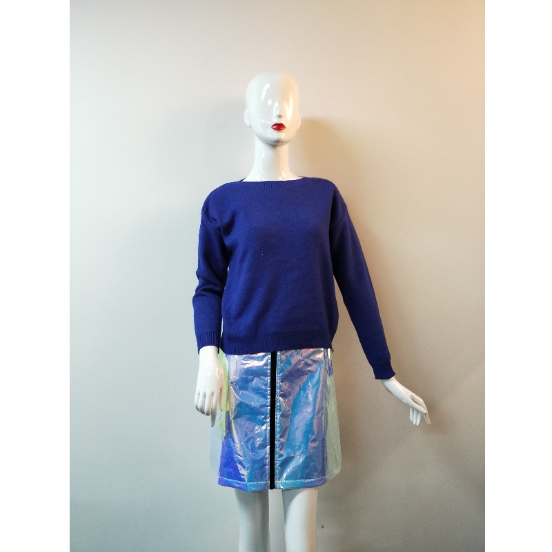 MAGLIONE BLU PURE COLLETION RLWS0125F