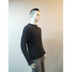 MAGLIONE IN MAGLIA GRIGIA RLMS0008F