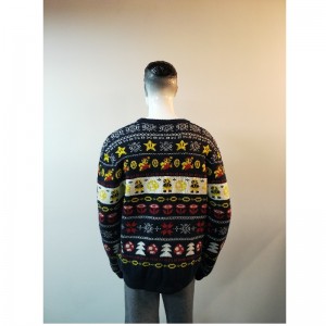 MAGLIONE STAMPA FUMETTI CONTRASTO RLMS0010F