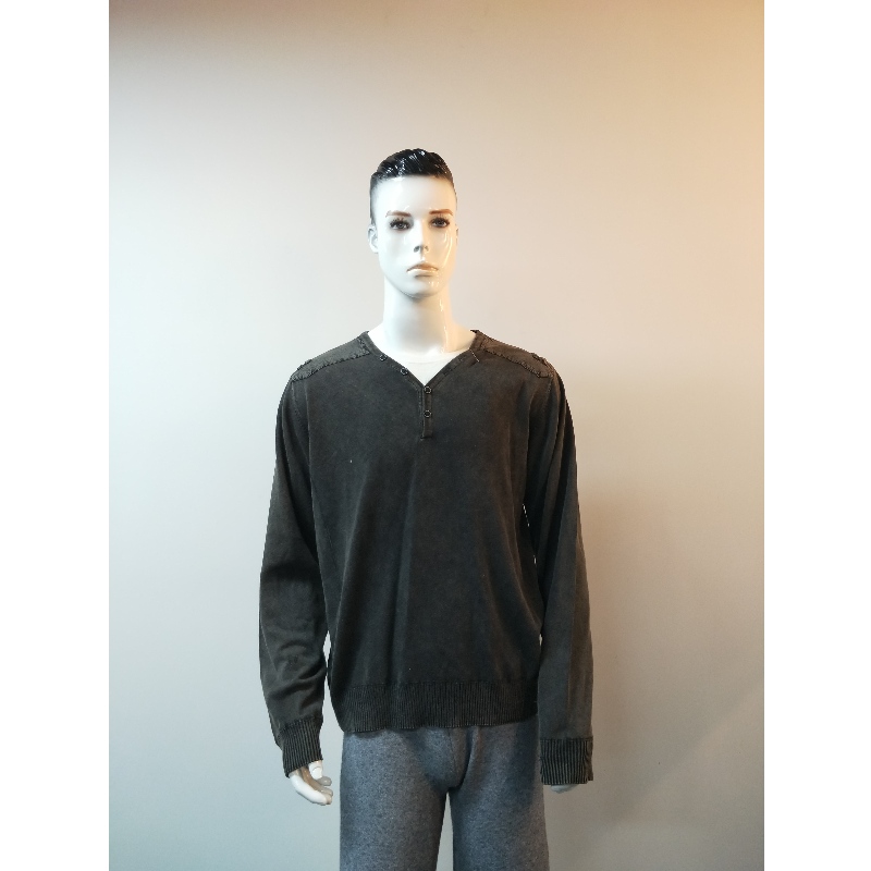 MAGLIONE SCOLLO AV GRIGIO RLMS0013F