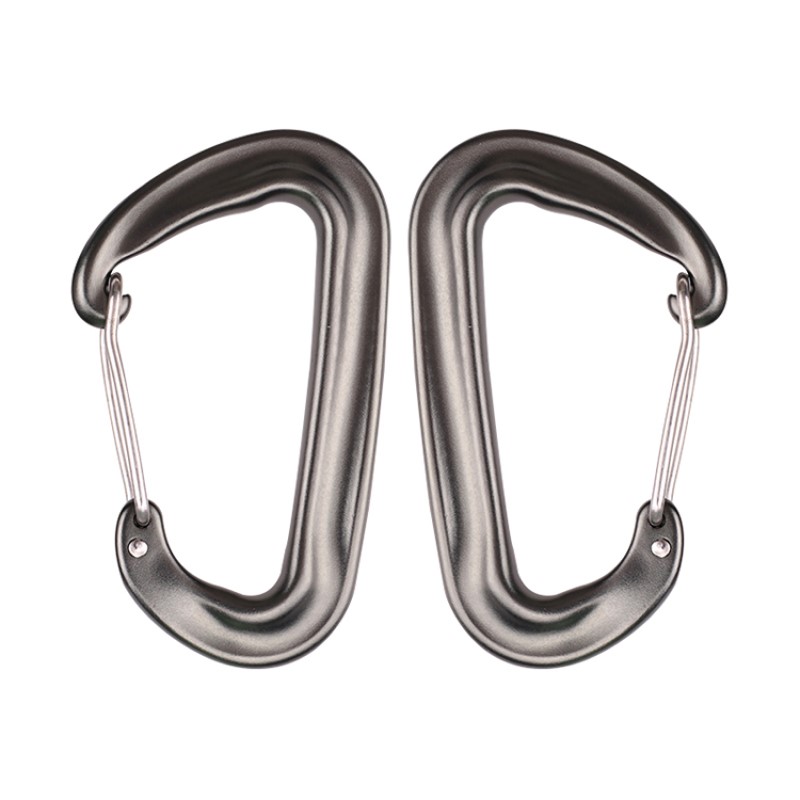 Gancio per arrampicata all'aperto arrampicata da campeggio chiusura principale moschettone dado multifunzione gancio da alpinismo fibbia da alpinismo presa rapida per esterni chiusura rapida rapida attrezzatura di sicurezza blocco di sicurezza chiusura a D blocco a vite serratura principale aviazione lega di alluminio