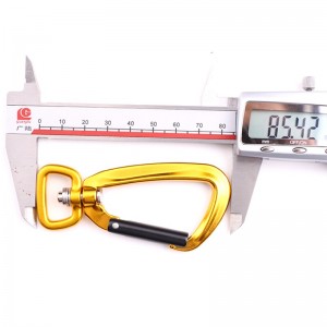 Arrampicata all'aperto e campeggio chiusura principale moschettone dado multifunzione gancio da alpinismo fibbia da alpinismo chiusura rapida dell'attrezzatura blocco di sicurezza vite a D serratura principale blocco principale aviazione...