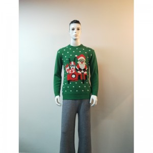 MAGLIONE STAMPA FUMETTO VERDE RLMS0034F