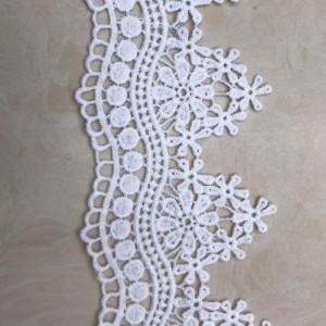 Laccio in seta 2 # latte lace Laccio in poliestere / nylon lace Laccio in cotone