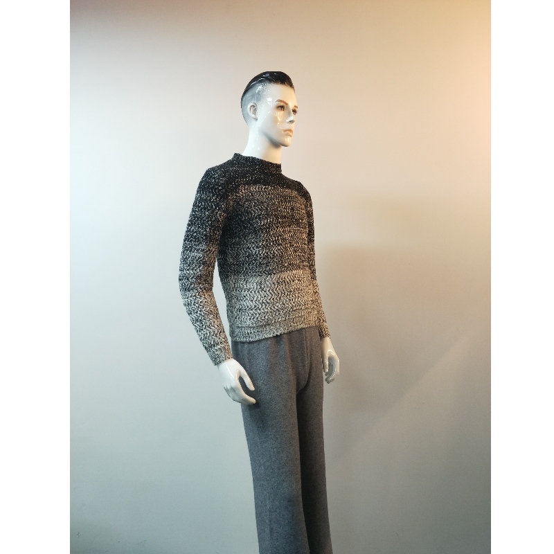 MAGLIONE GRIGIO COLLEZIONE PURE RLMS0037F