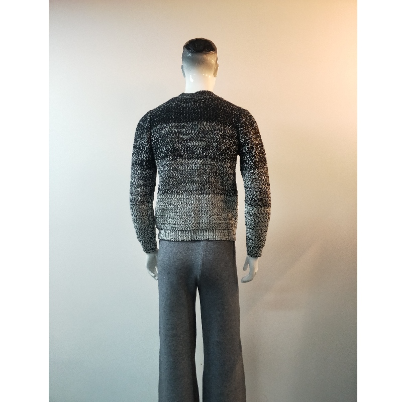 MAGLIONE GRIGIO COLLEZIONE PURE RLMS0037F