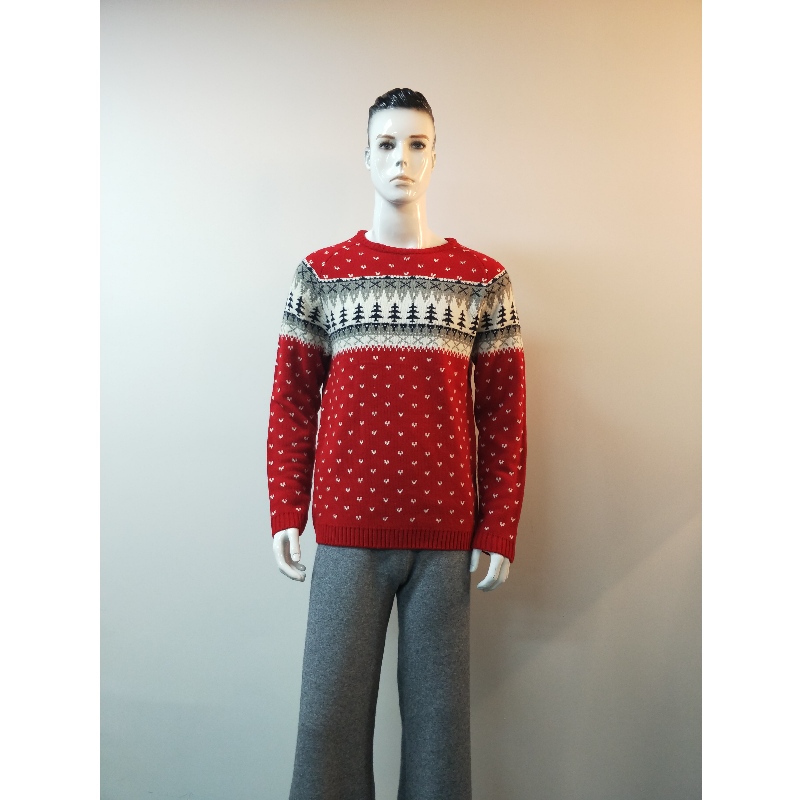 MAGLIONE STAMPA ROSSA RLMS0048F