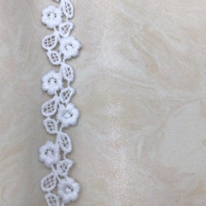 Laccio in seta 7 # latte lace Laccio in poliestere / nylon lace Laccio in cotone