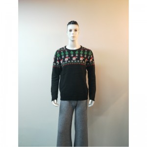 MAGLIONE STAMPA FUMETTO NERO RLMS0052F