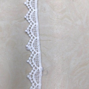 Pizzo di seta al latte 12 # lace Pizzo in poliestere / nylon lace Pizzo di cotone