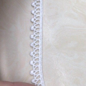 Pizzo di seta 13 # latte lace Pizzo in poliestere / nylon ， Pizzo di cotone