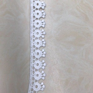 Pizzo di seta 13 # latte lace Pizzo in poliestere / nylon ， Pizzo di cotone