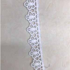 Pizzo di seta al latte 20 # lace Pizzo in poliestere / nylon lace Pizzo di cotone