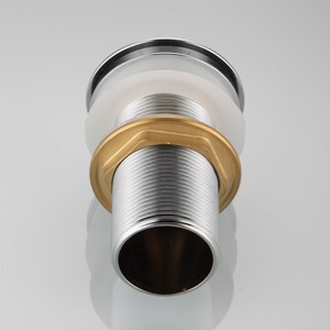 Scarico per lavabo in ottone con sgocciolatoio