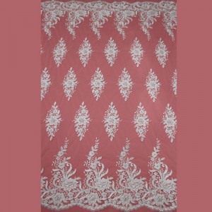 MF510CGB 135 CM Abito da sposa ricamato con paillettes Matrimonio Decorativo Applique Pizzo Applique Mestiere per accessori per l'abbigliamento