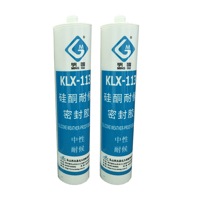 Sigillante siliconico KLX928 per pareti in alluminio e vetro