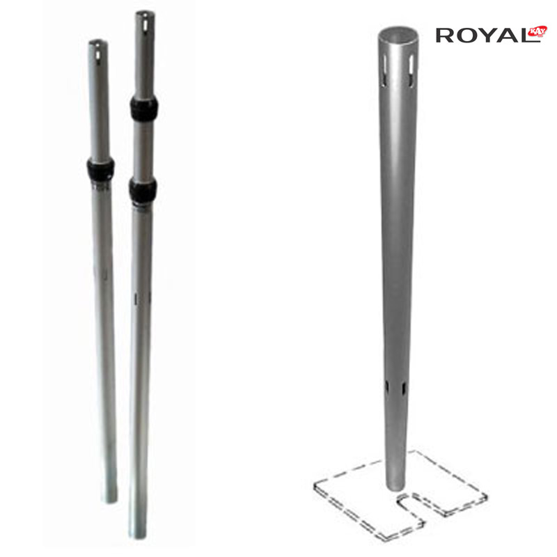 Tubo e drappo regolabili in posizione verticale 5ft-8ft