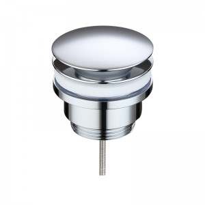 Scarico verticale delle acque reflue del bagno in ottone