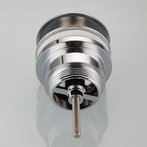 Scarico verticale delle acque reflue del bagno in ottone