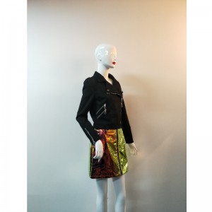 GIACCA NERA IN CAMOSCIO DONNA RLWSJ0003N