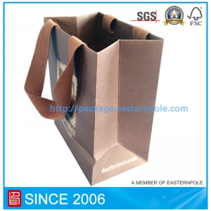 Shopping bag di lusso con manico incollato