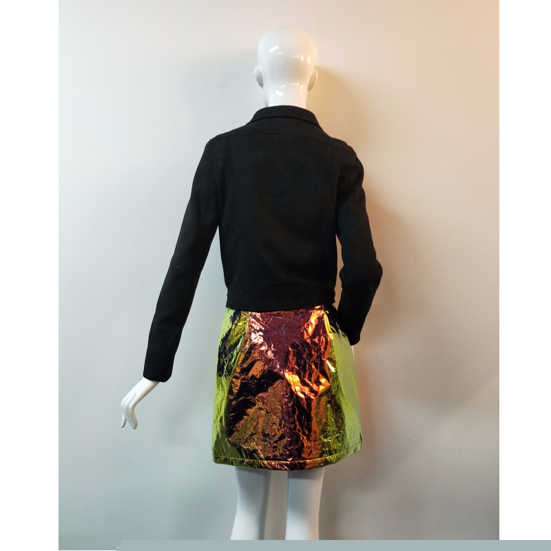 GIACCA NERA IN CAMOSCIO DONNA RLWSJ0003N