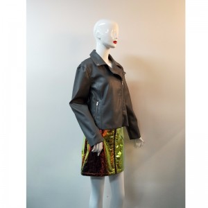 GIACCA BIKER PU NERA RLWPJ0014N