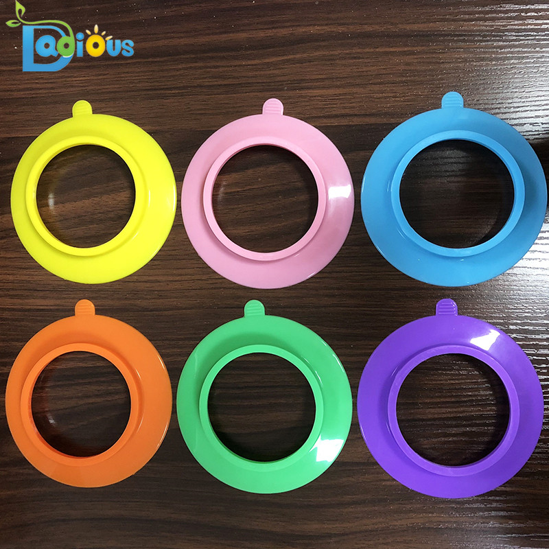 Ventosa di silicone alimentare BPA senza silicone BPA per piatto di bambù Ciotola di bambù antiscivolo con anello di aspirazione Stay Put