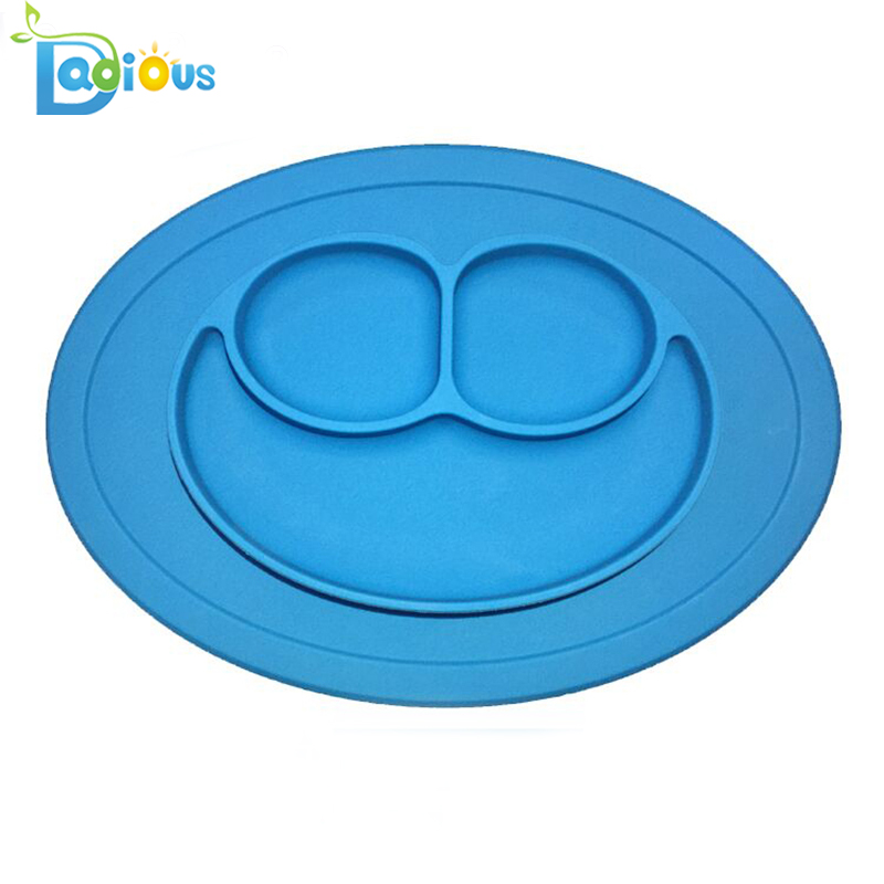 Piastra di aspirazione per bambini in silicone monoblocco in silicone per vendita calda Amazon